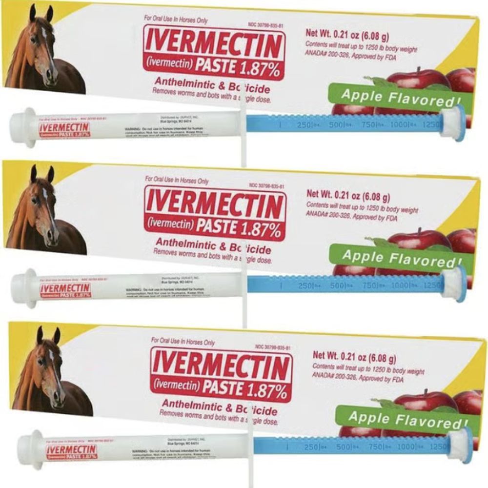 ivermectin Horse Paste 1.87% 6.08g Tubes