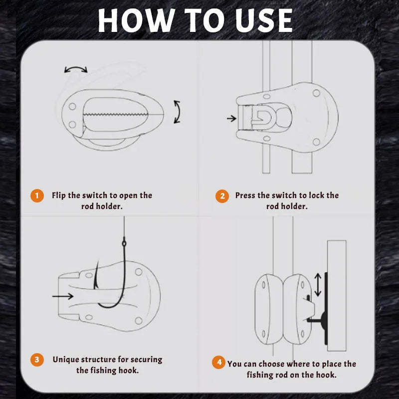 Multifunctional Rod Holder