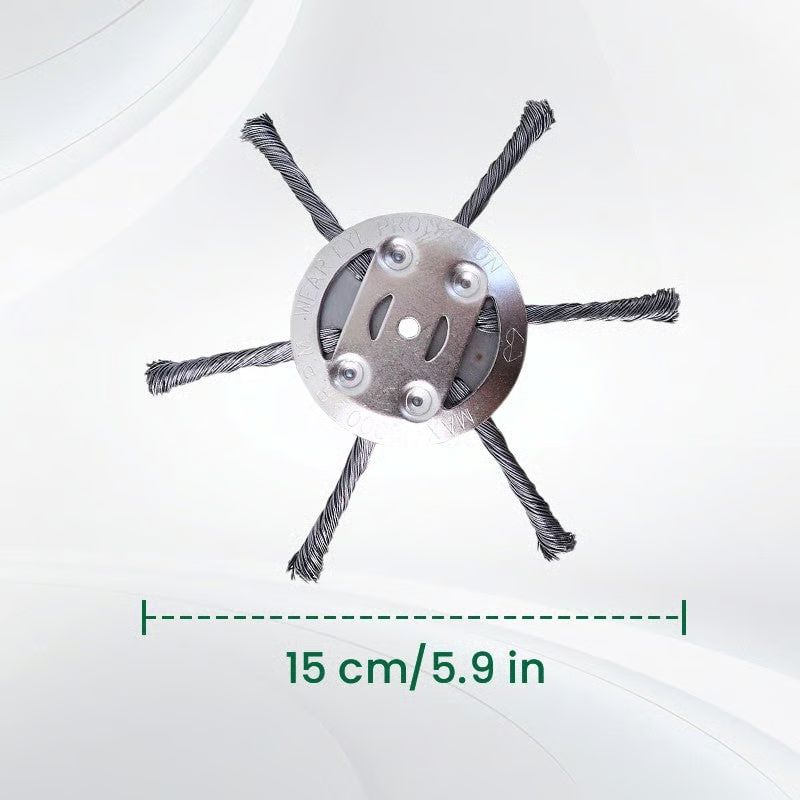 🔥BUY 2 GET 1 FREE👨‍🌾 6 inch Steel Wire Brush Cutter Trimmer Head
