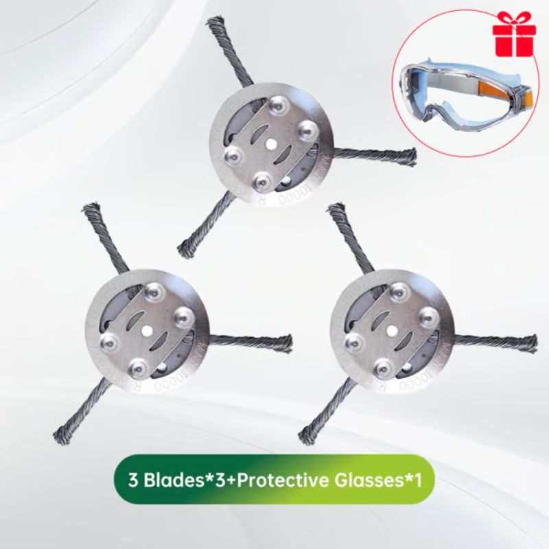 🔥BUY 2 GET 1 FREE👨‍🌾 6 inch Steel Wire Brush Cutter Trimmer Head