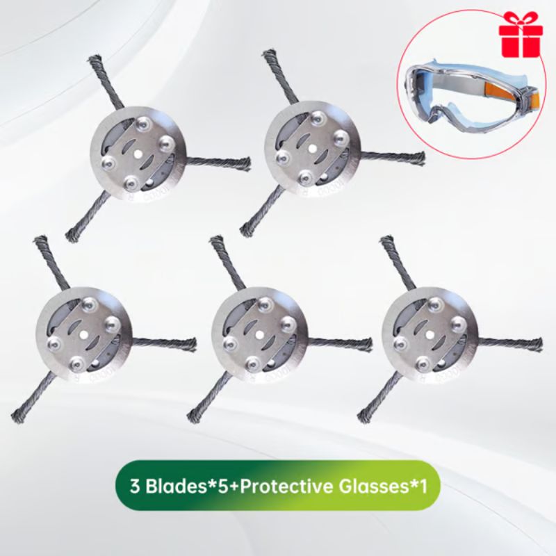 🔥BUY 2 GET 1 FREE👨‍🌾 6 inch Steel Wire Brush Cutter Trimmer Head