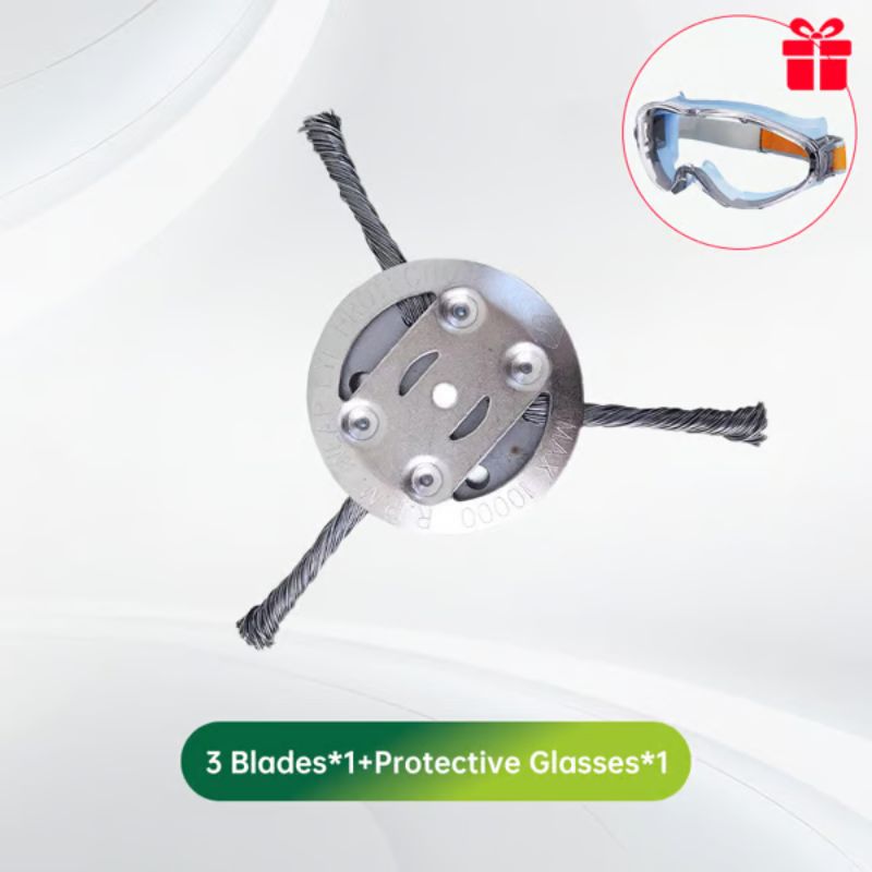🔥BUY 2 GET 1 FREE👨‍🌾 6 inch Steel Wire Brush Cutter Trimmer Head