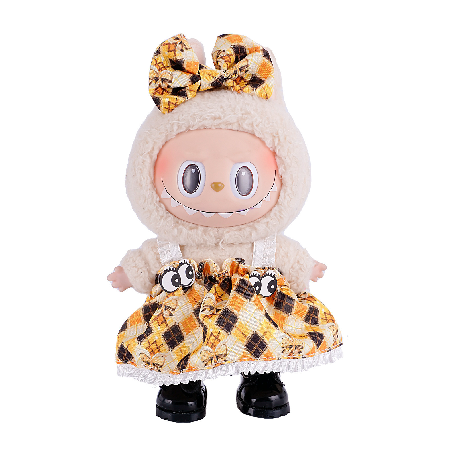 New first and second generation Labubu Labubu party pendant 17cm doll clothes doll sweet skirt
