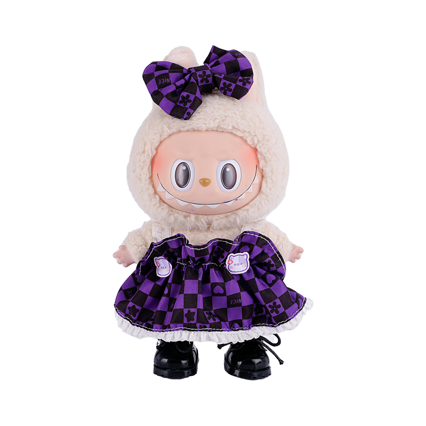 New first and second generation Labubu Labubu party pendant 17cm doll clothes doll sweet skirt