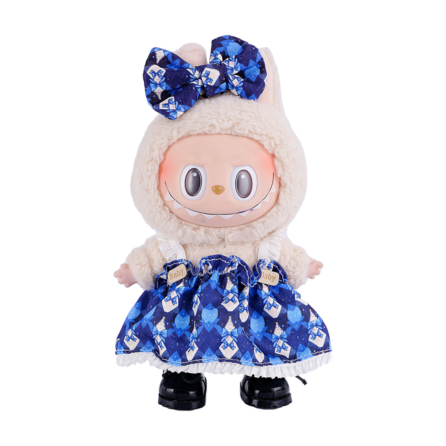 New first and second generation Labubu Labubu party pendant 17cm doll clothes doll sweet skirt
