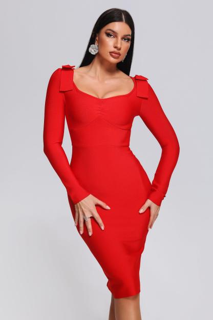 Winnie Midi Bandage Dress - Bellabarnett