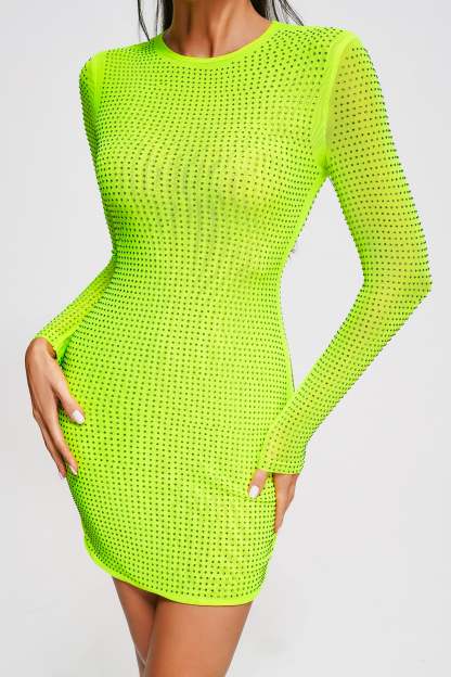 Ririe Diamante Mini Dress
