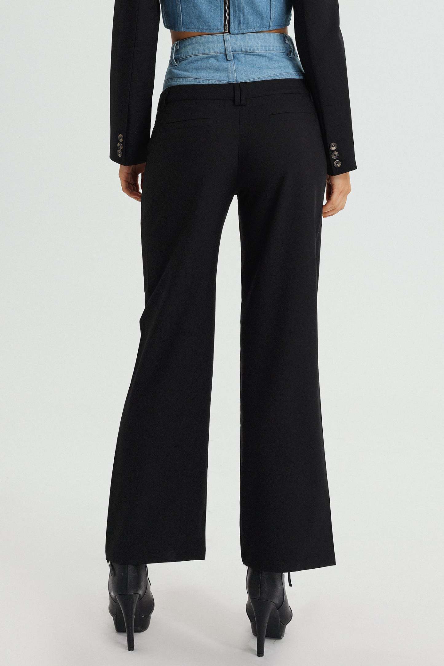 Ivy Patchwork Denim Set - Pants