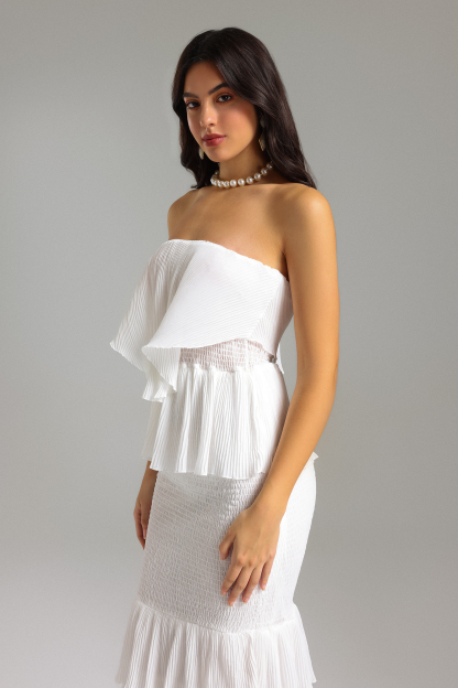 Piper layered Tube Midi Dress