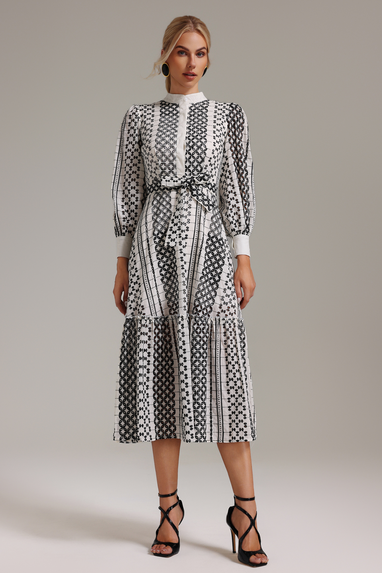 Tersaa Crochet Embroidery Dress