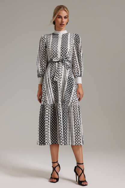 Tersaa Crochet Embroidery Dress