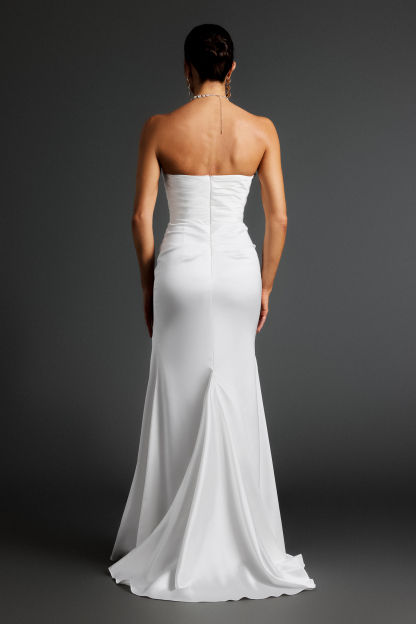 Dixie Fishtail High Slit Maxi Dress