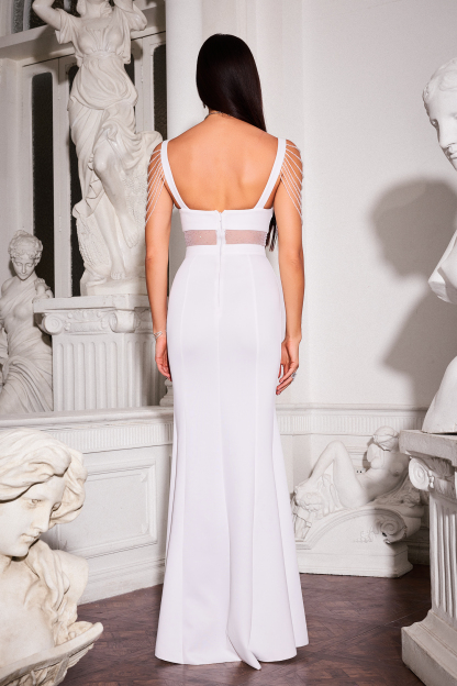 Easton Diamante Chain Cut Out Maxi Dress