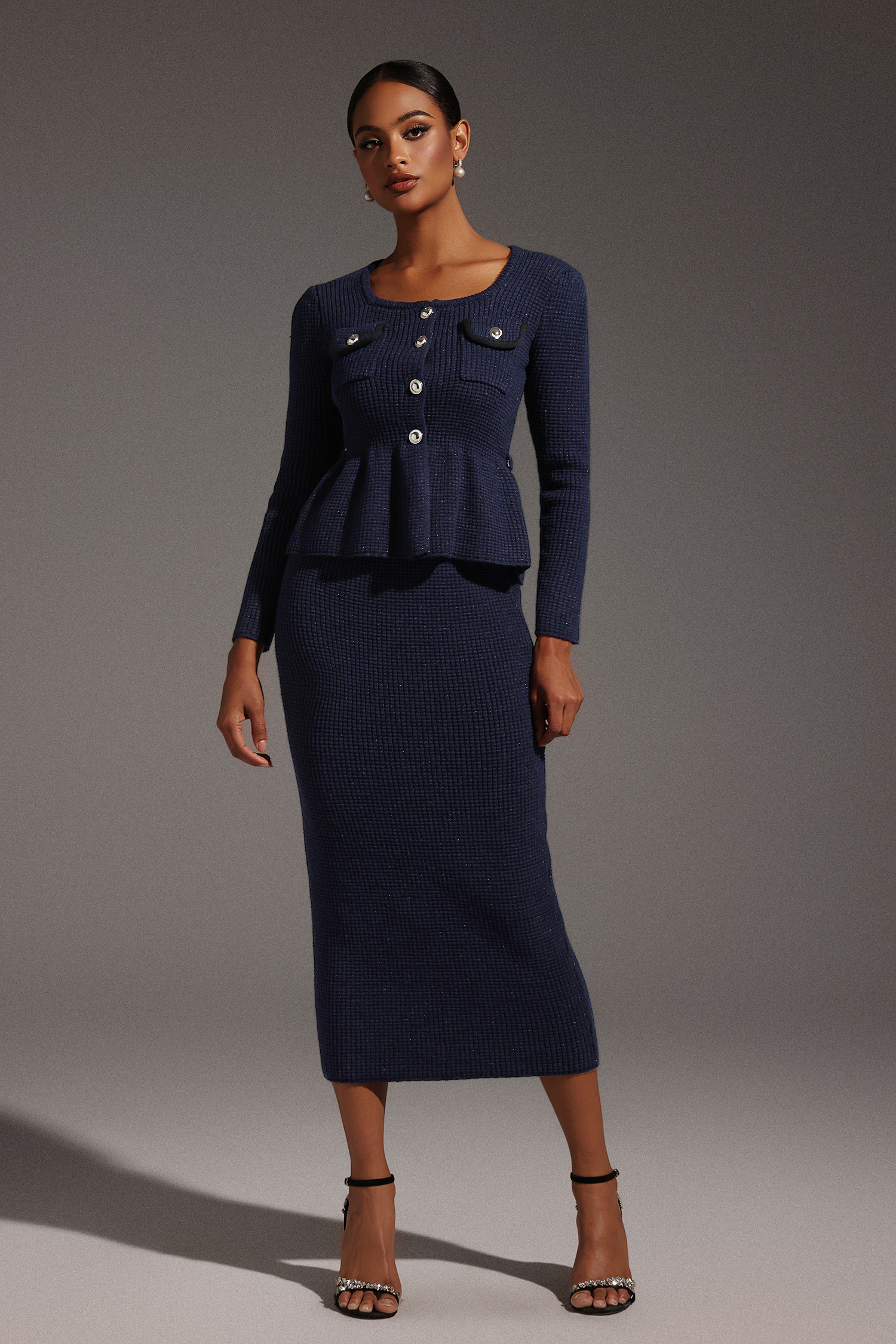 Hayden Square Collar Fishtail Maxi Dress