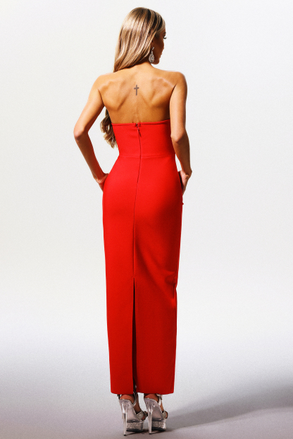Kyli Sleeveless Diamond Bandage Maxi Dress