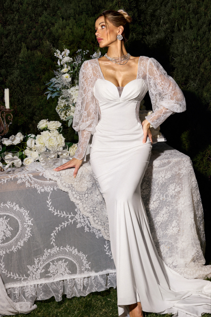 Liaka Long Sleeve Lace Maxi Dress