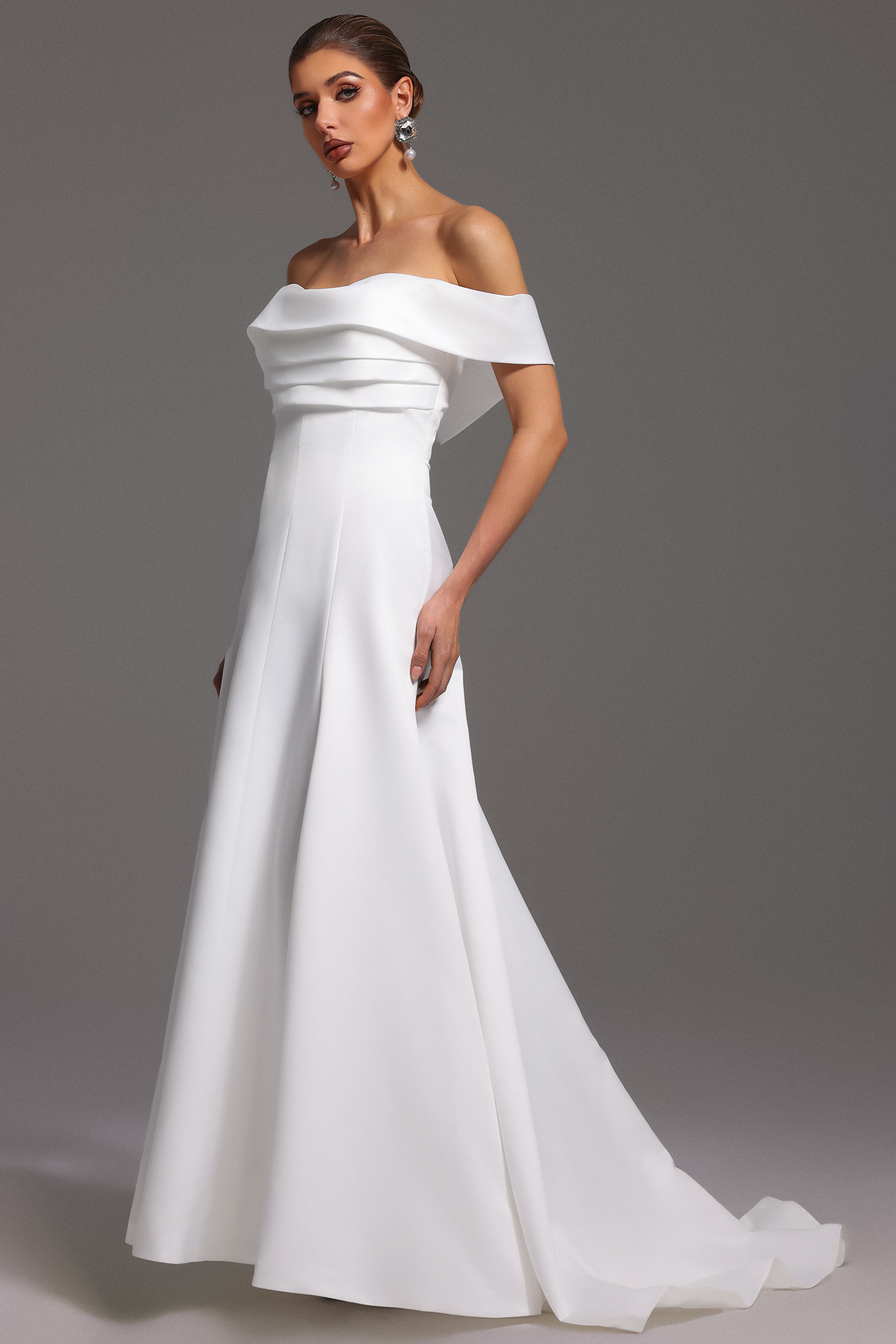 Lotta Off-The-Shoulder Sleeveless Maxi Dress