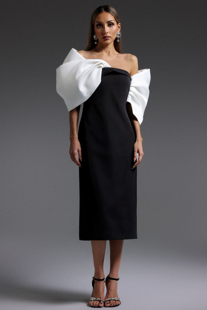 Tazeda Sleeveless Bow Maxi Dress