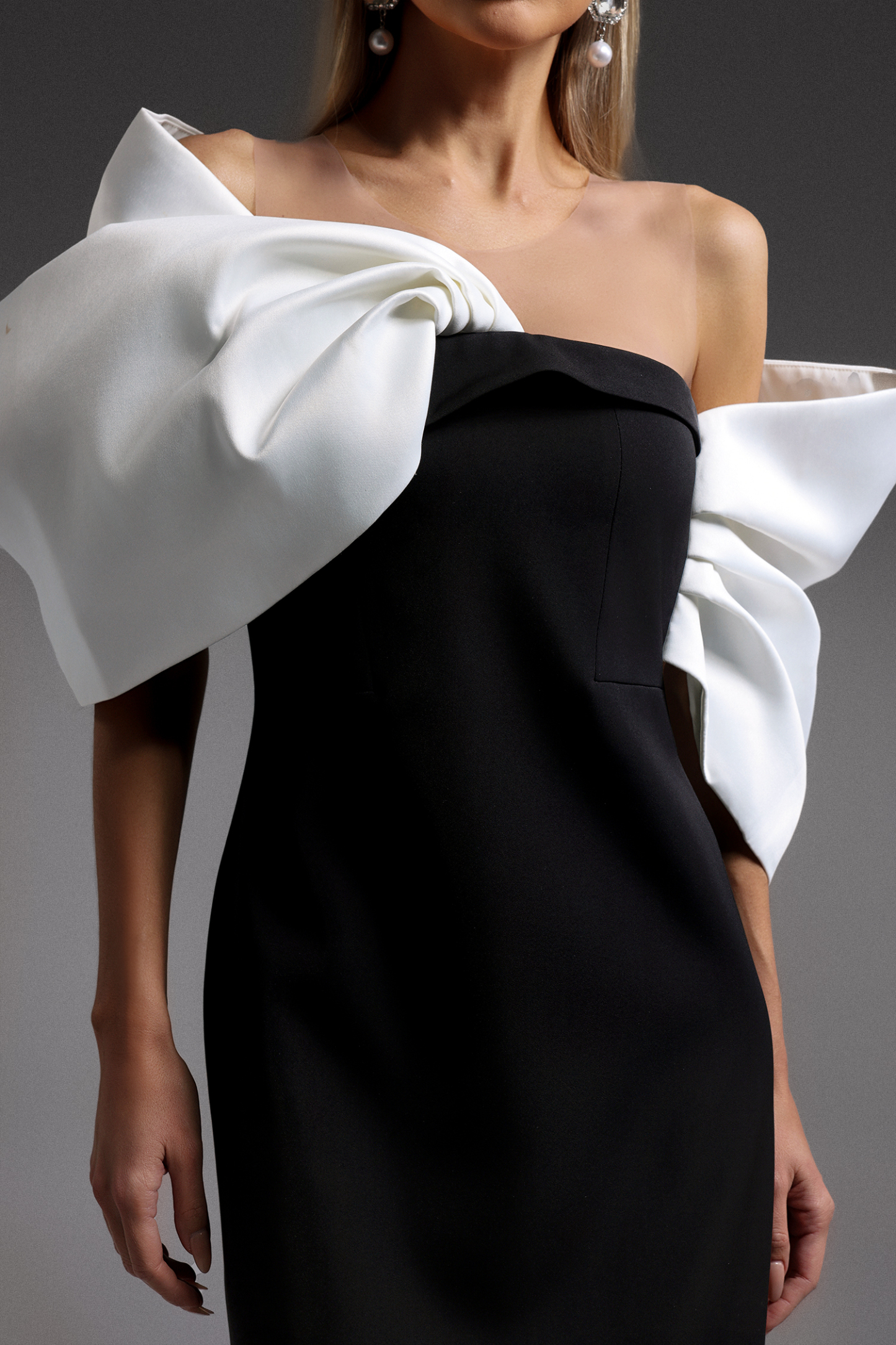 Tazeda Sleeveless Bow Maxi Dress