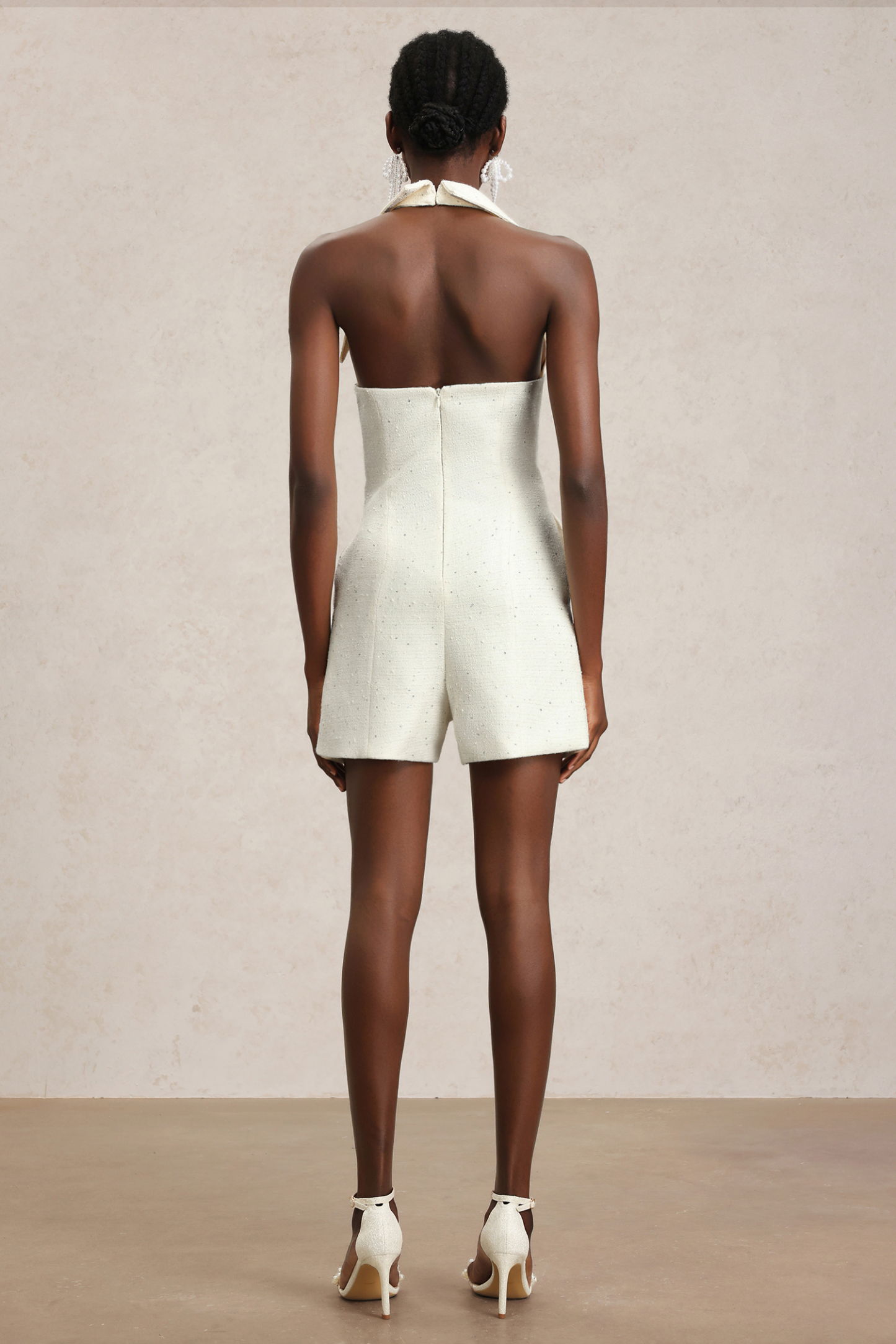 Margue Sleeveless V-Neck Mini Jumpsuit