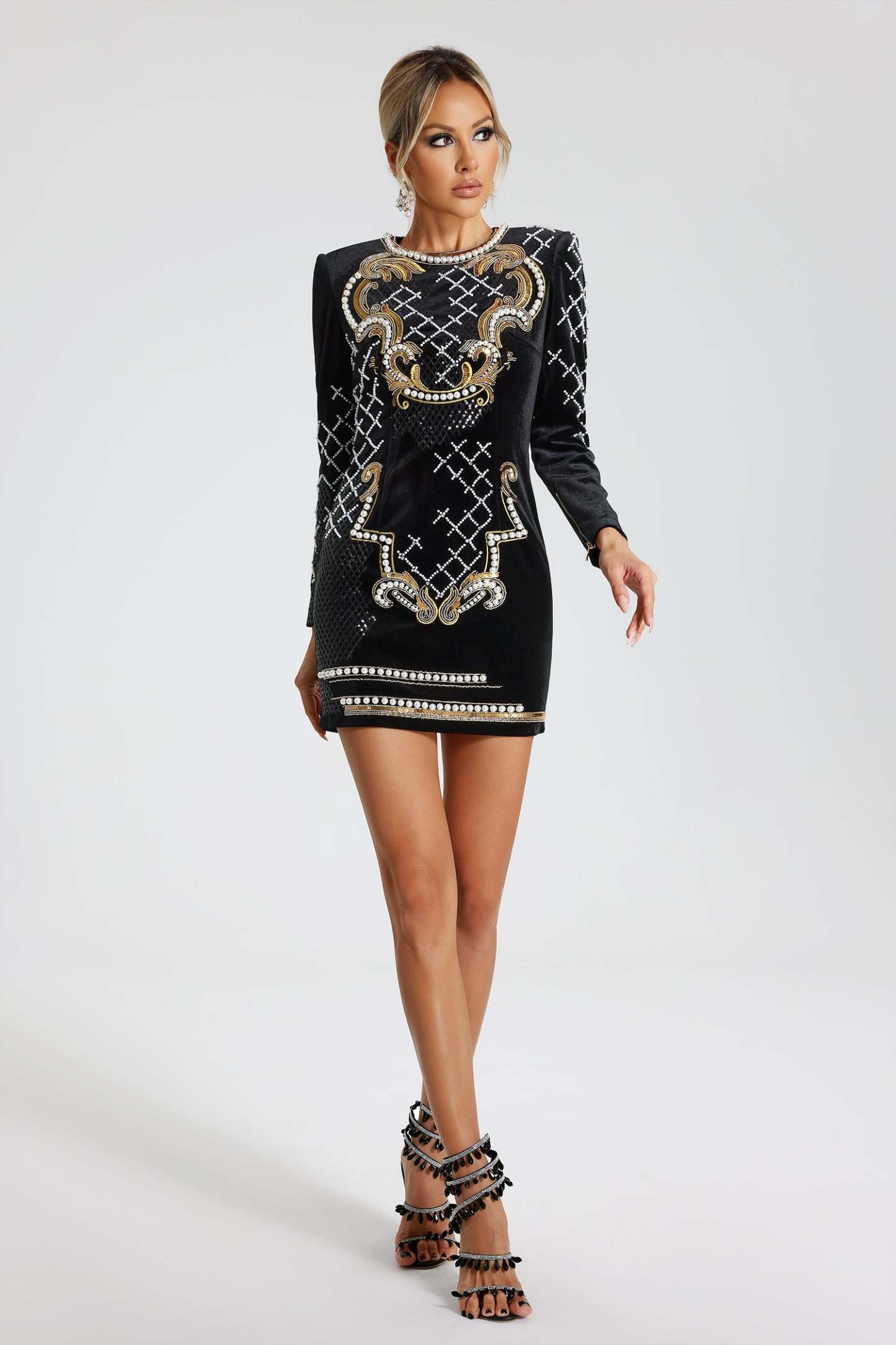 Bess Pearl Mini Dress
