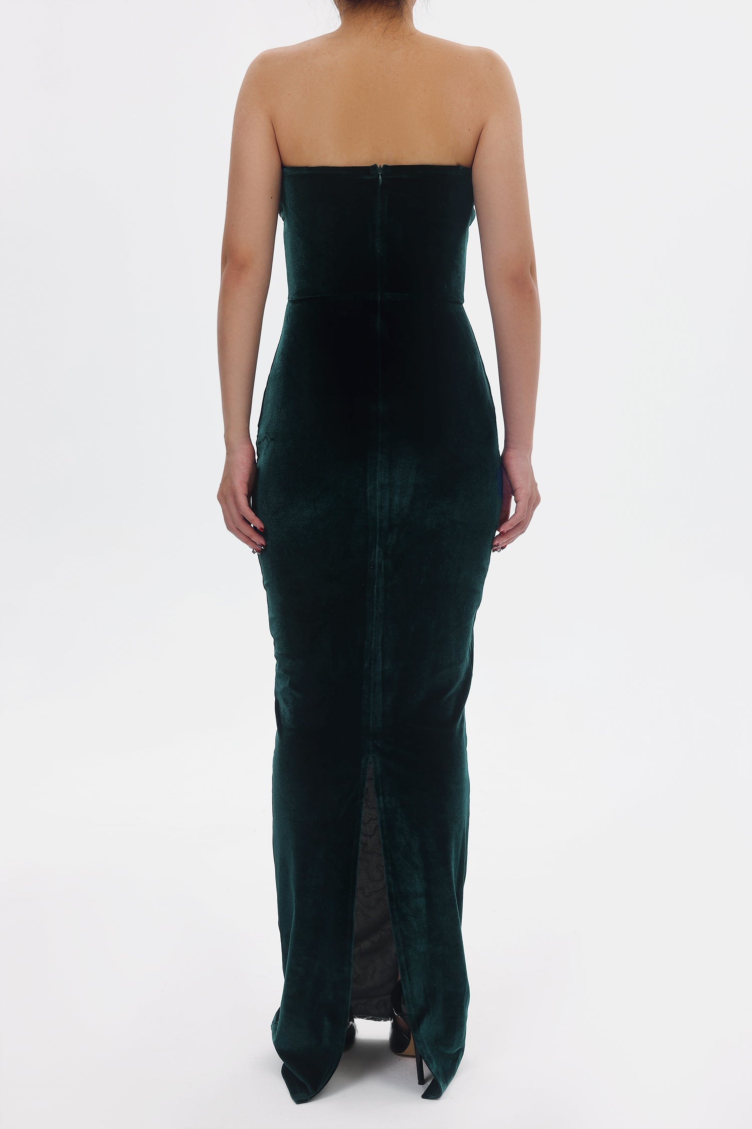 Charlotte Sequins Velvet Dress