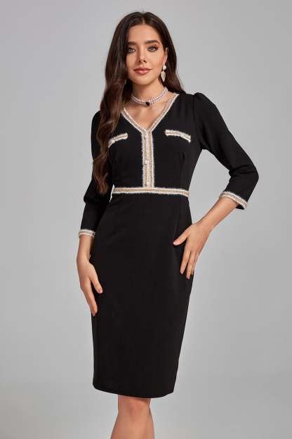 Cora High Waist Sheath Dress