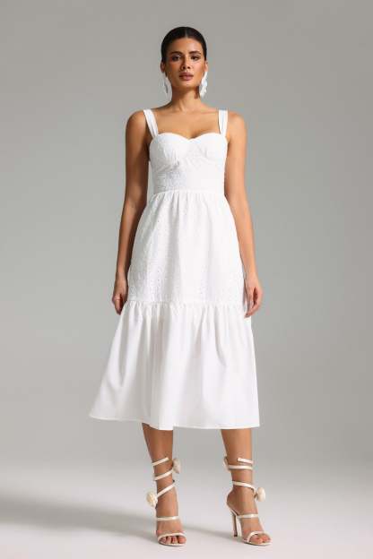 Eileen Halter Midi Dress