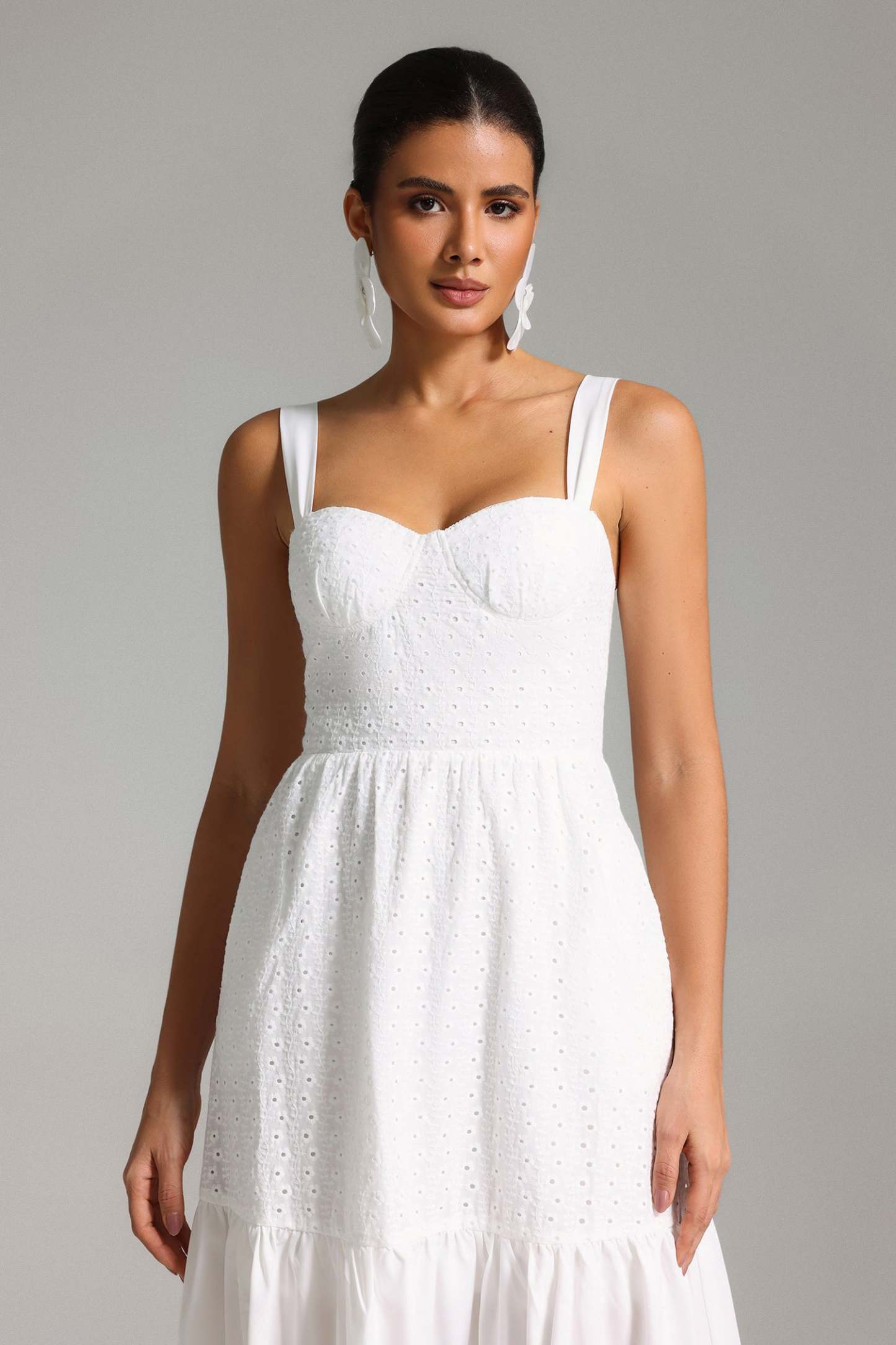 Eileen Halter Midi Dress