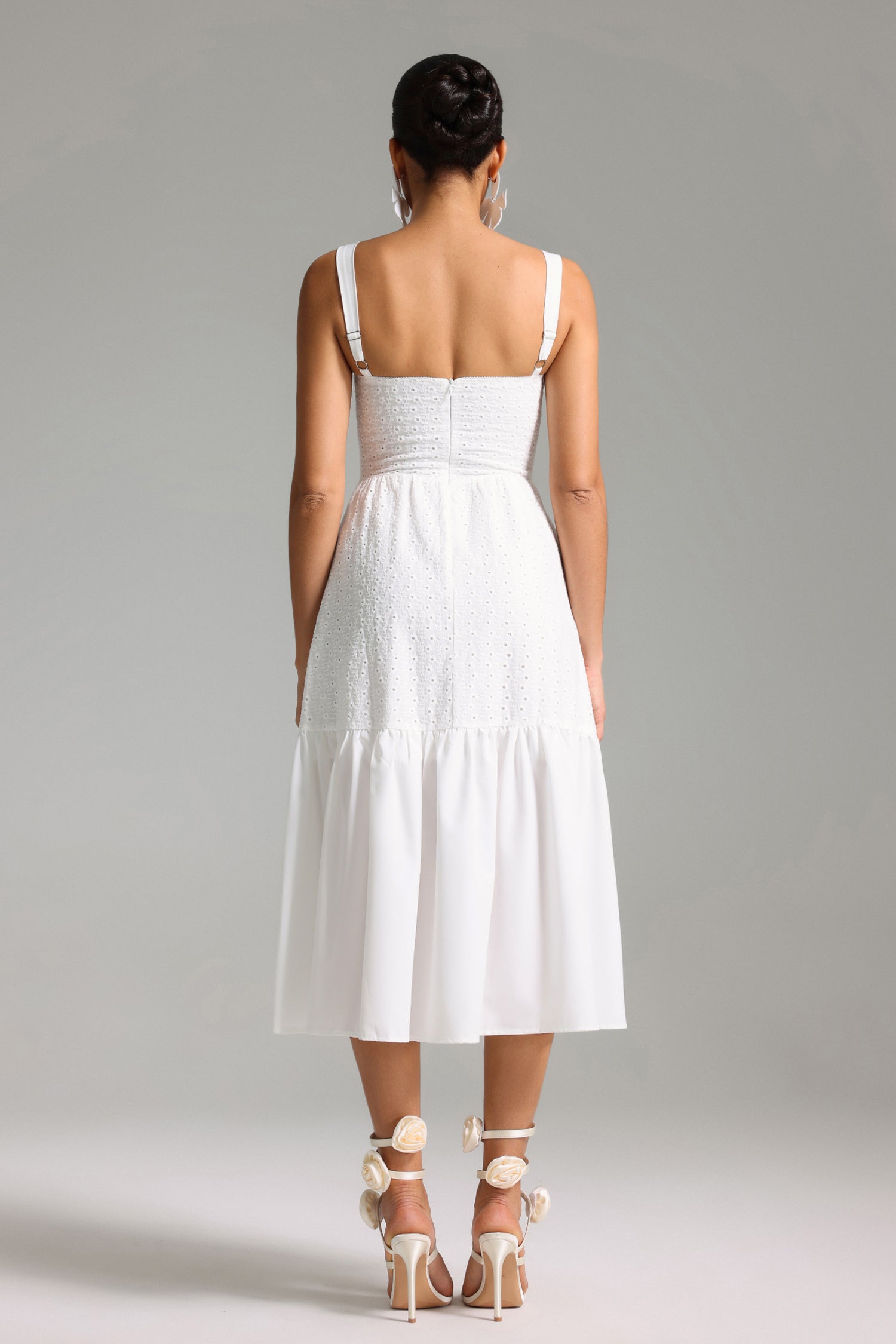 Eileen Halter Midi Dress