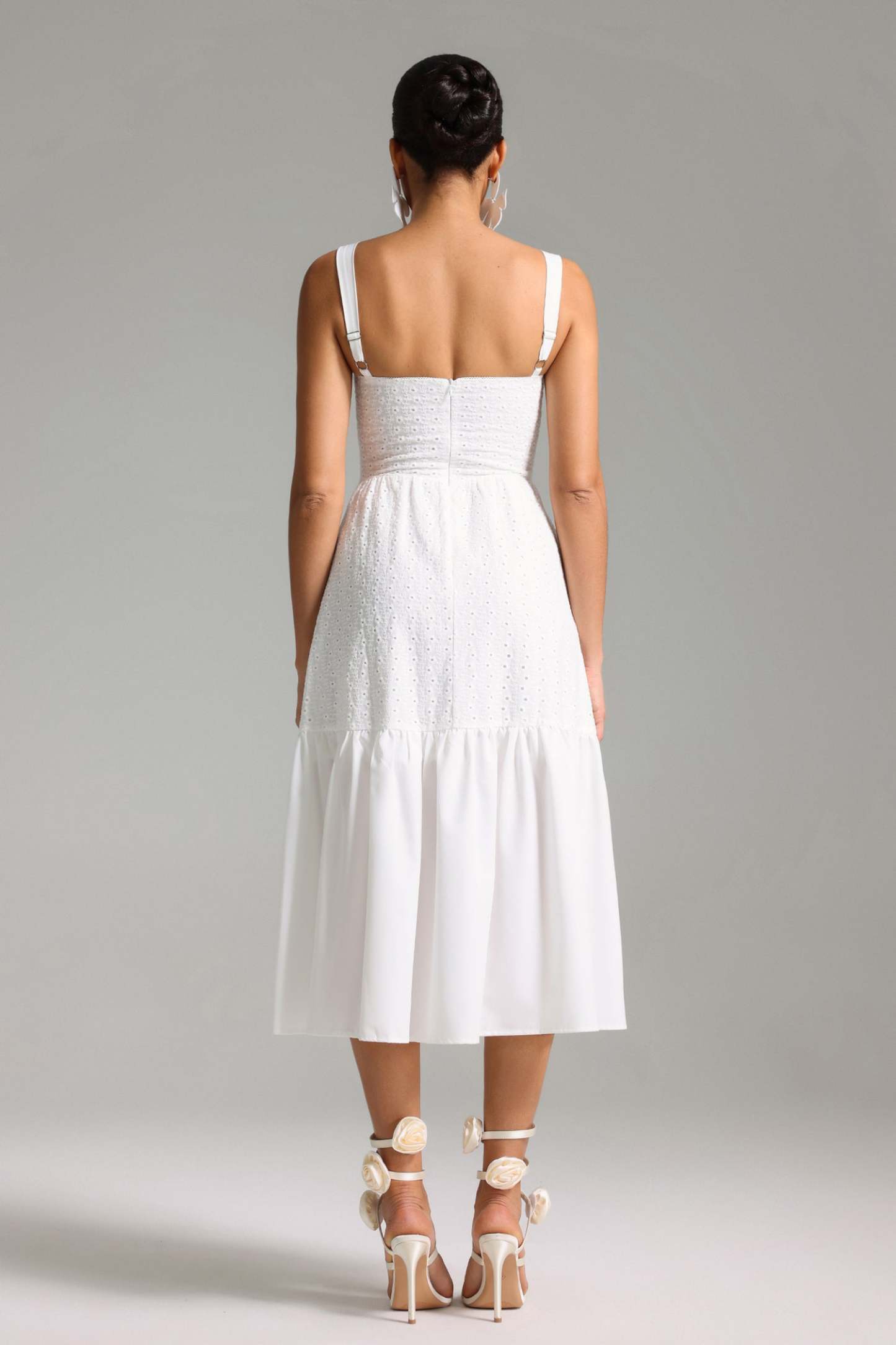 Eileen Halter Midi Dress