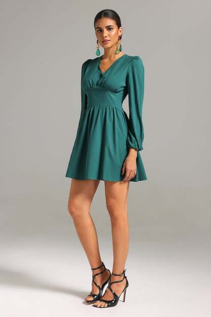 Gerianna V Neck Mini Dress