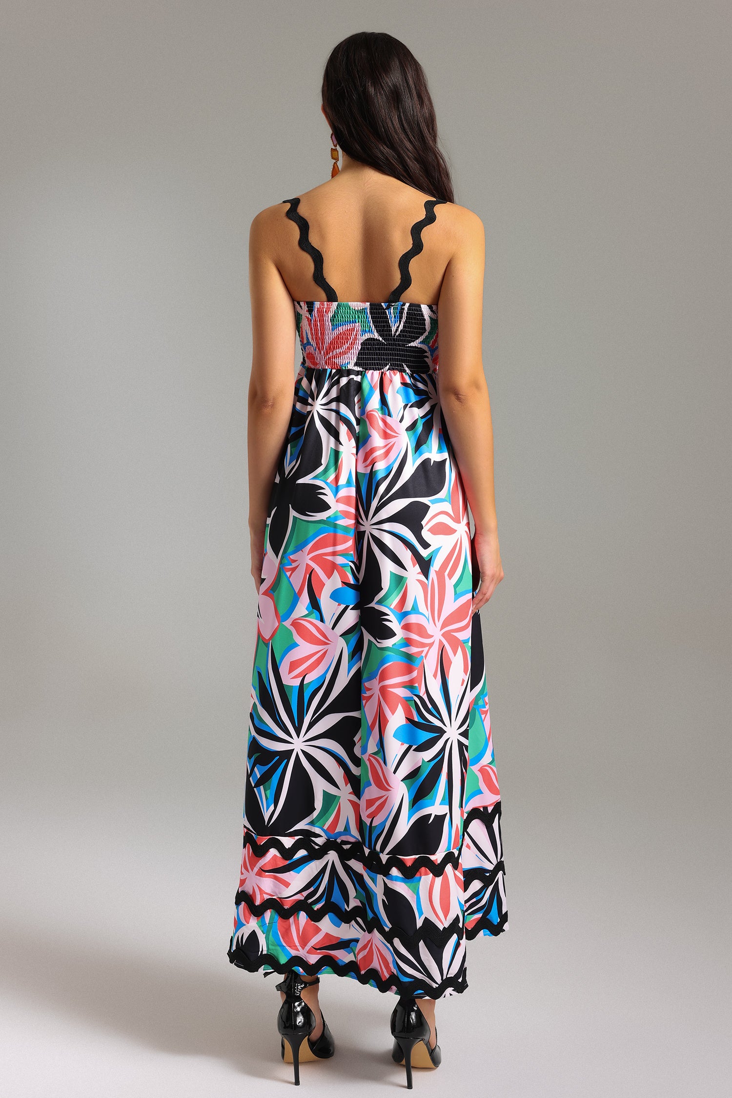 Jilly Halter Maxi Dress