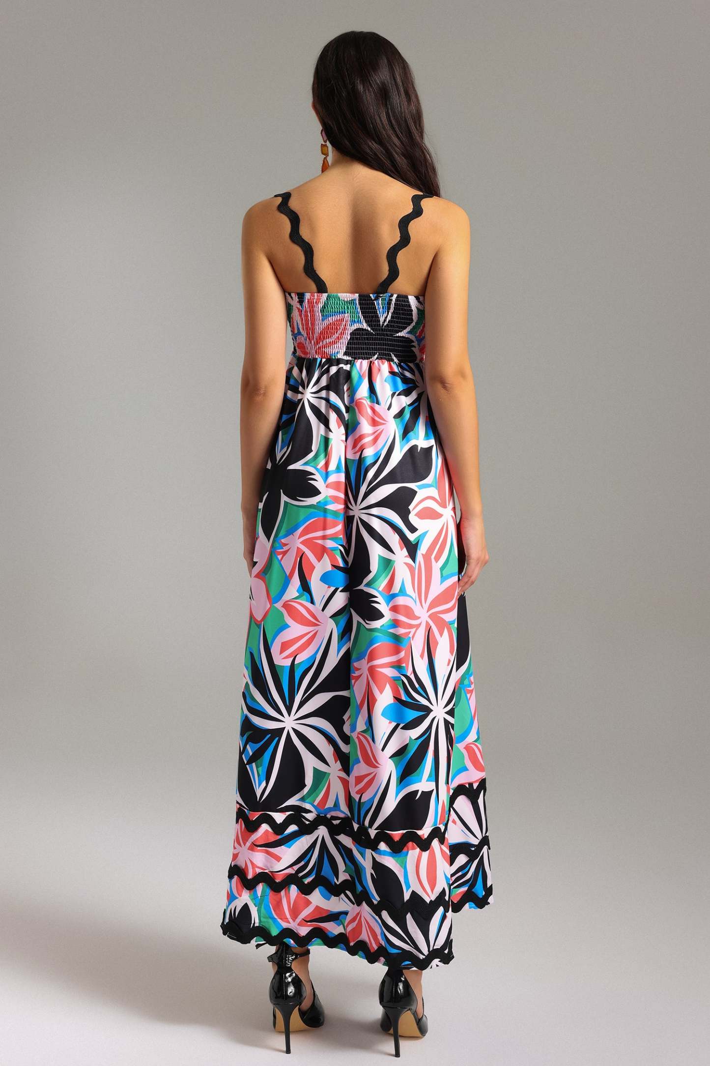 Jilly Halter Maxi Dress