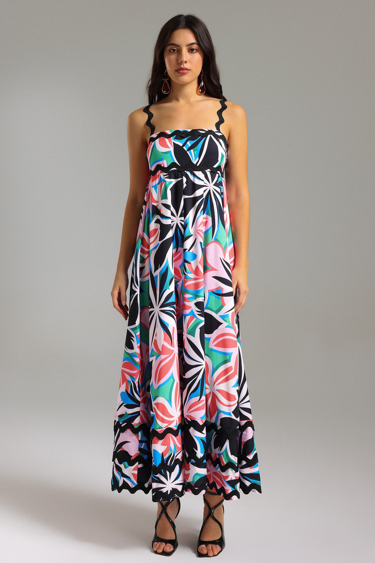 Jilly Halter Maxi Dress