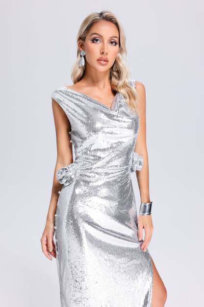 Juhan Sequin Maxi Dress
