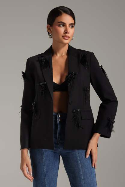 Pelze Feather Jacket