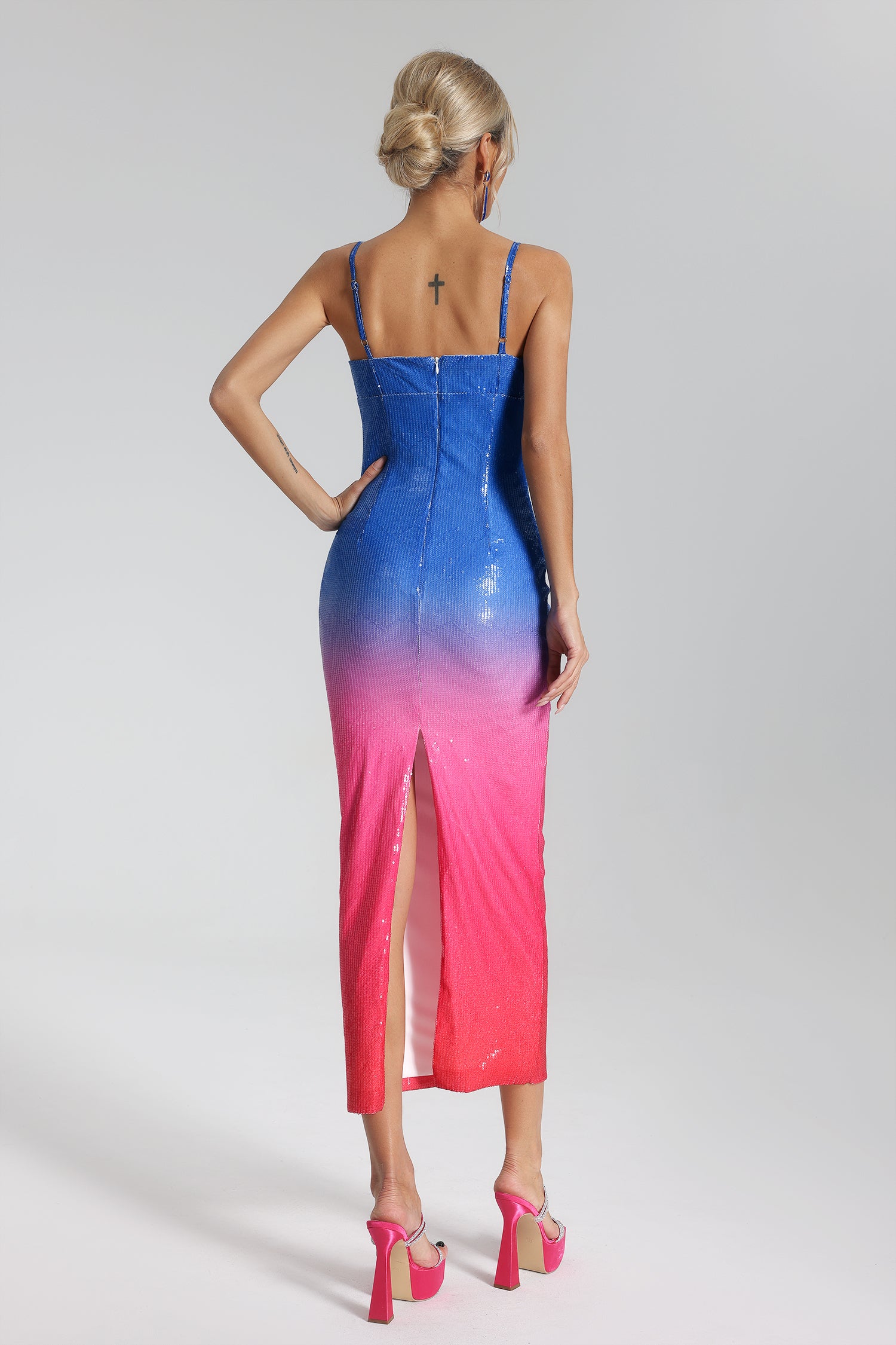 Margo Gradient Sequins Dress
