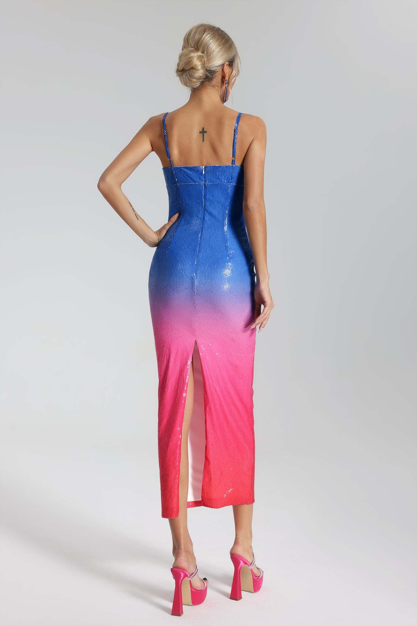 Margo Gradient Sequins Dress