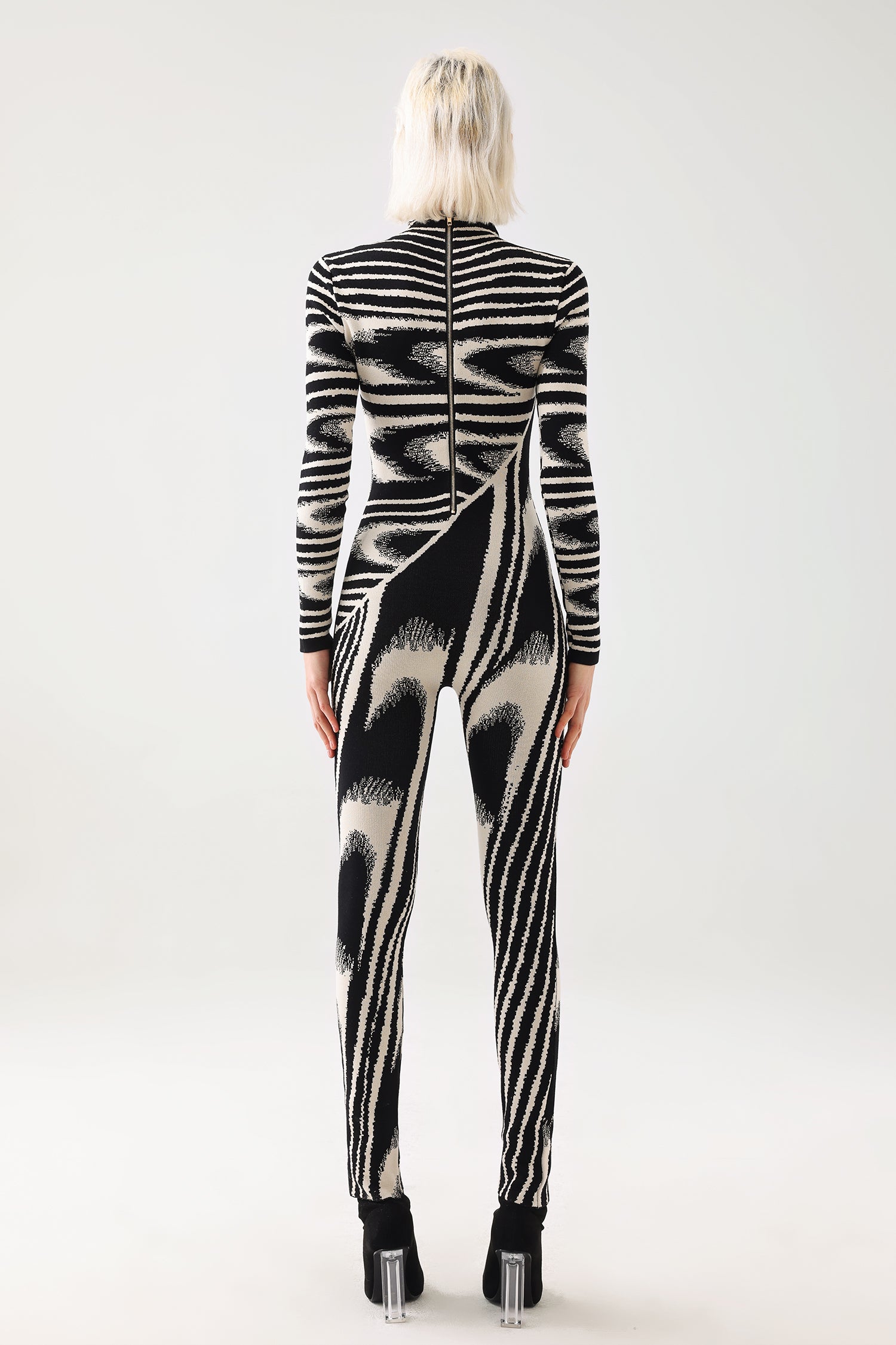 Mikin Print Knitted Jumpsuit