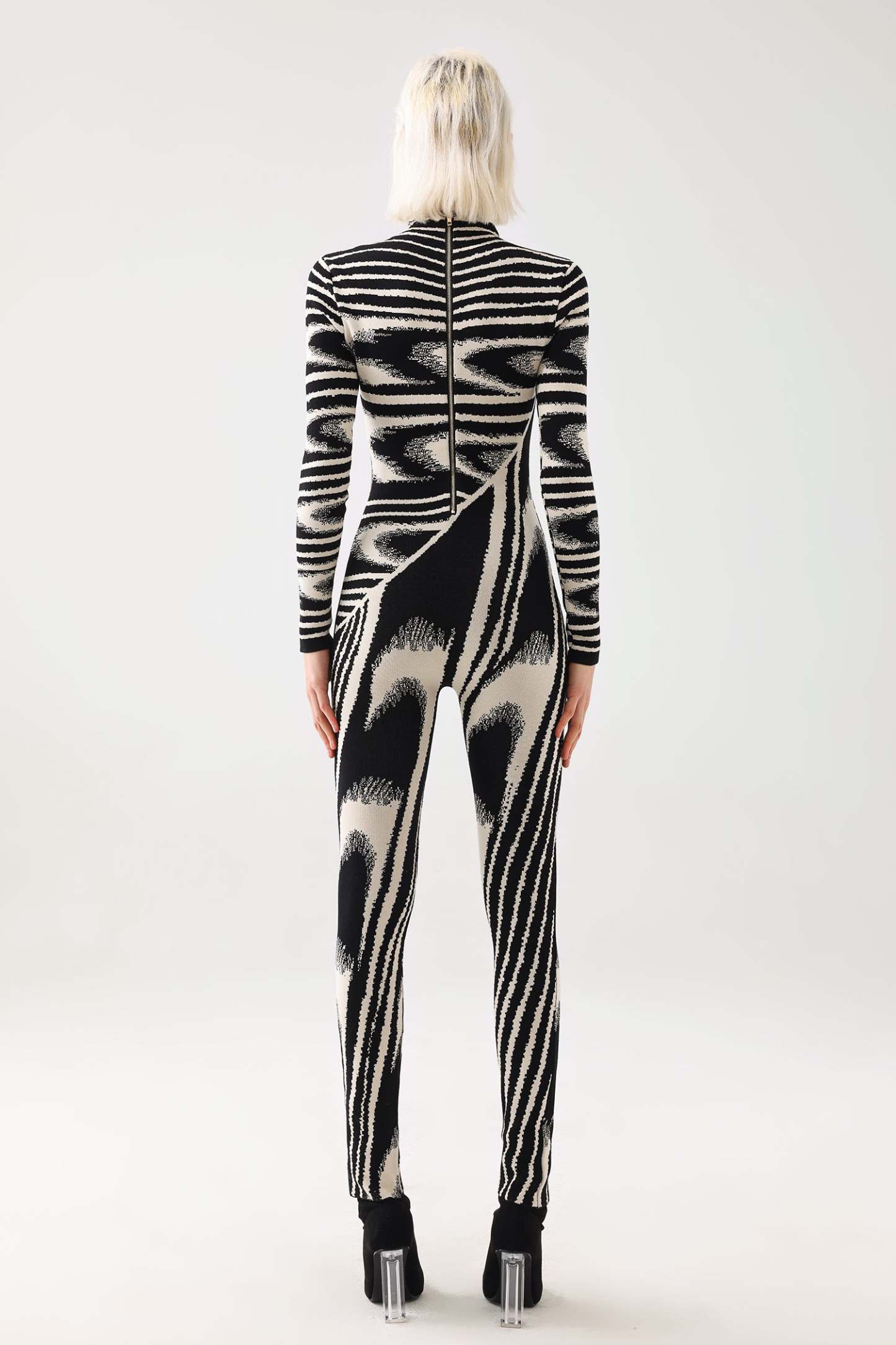 Mikin Print Knitted Jumpsuit