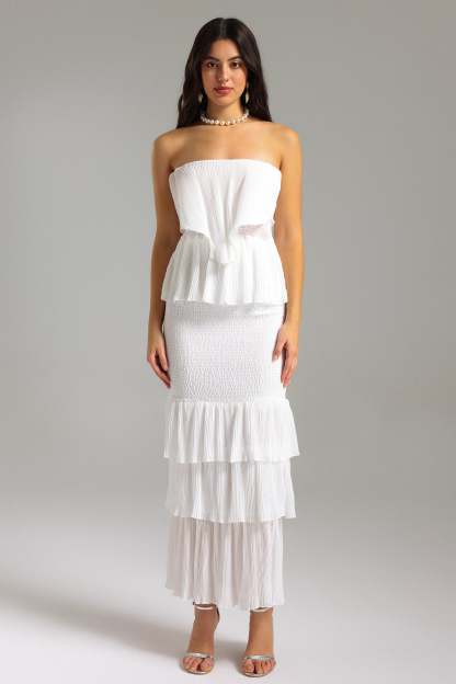 Piper layered Tube Midi Dress