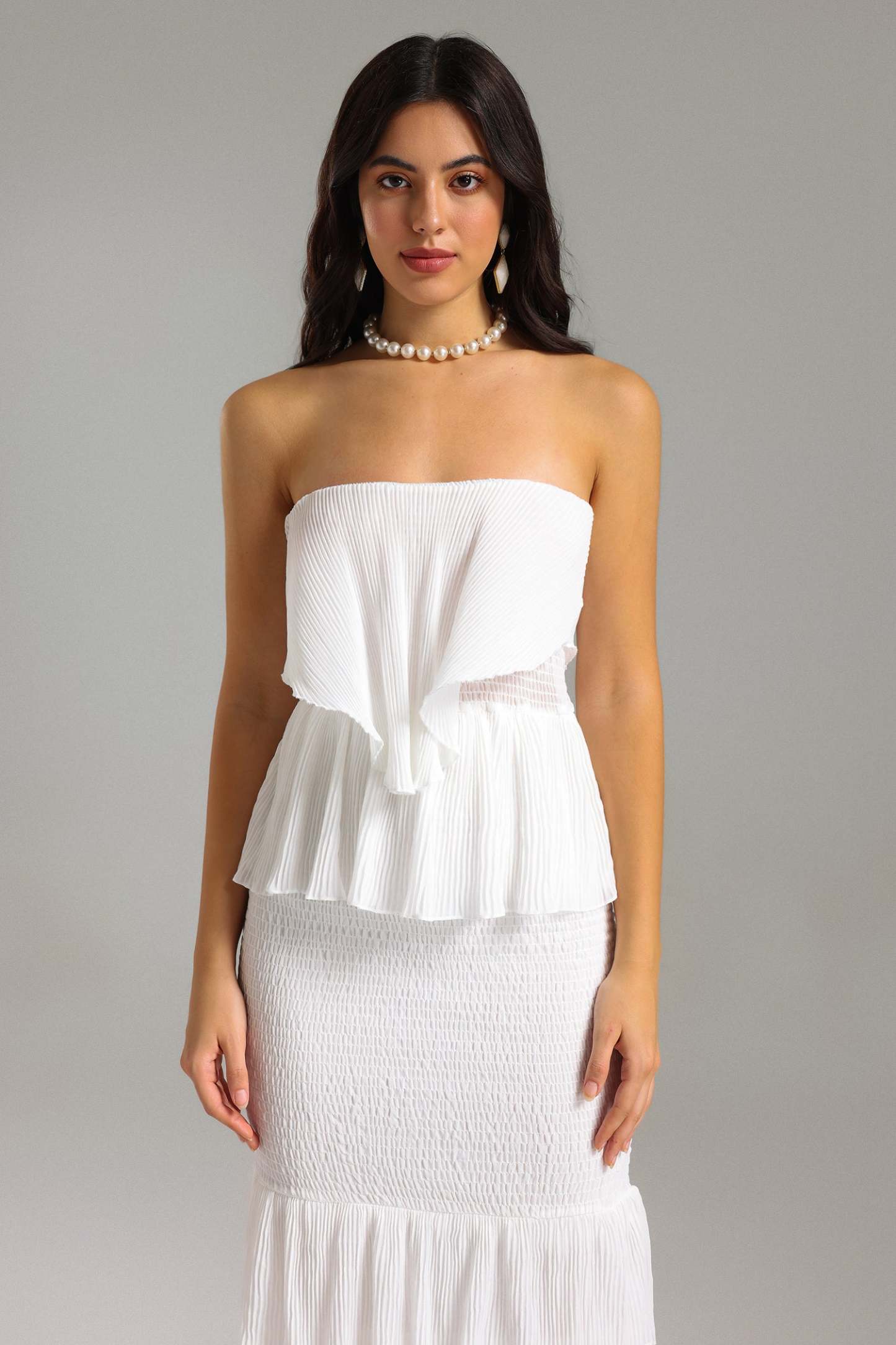 Piper layered Tube Midi Dress