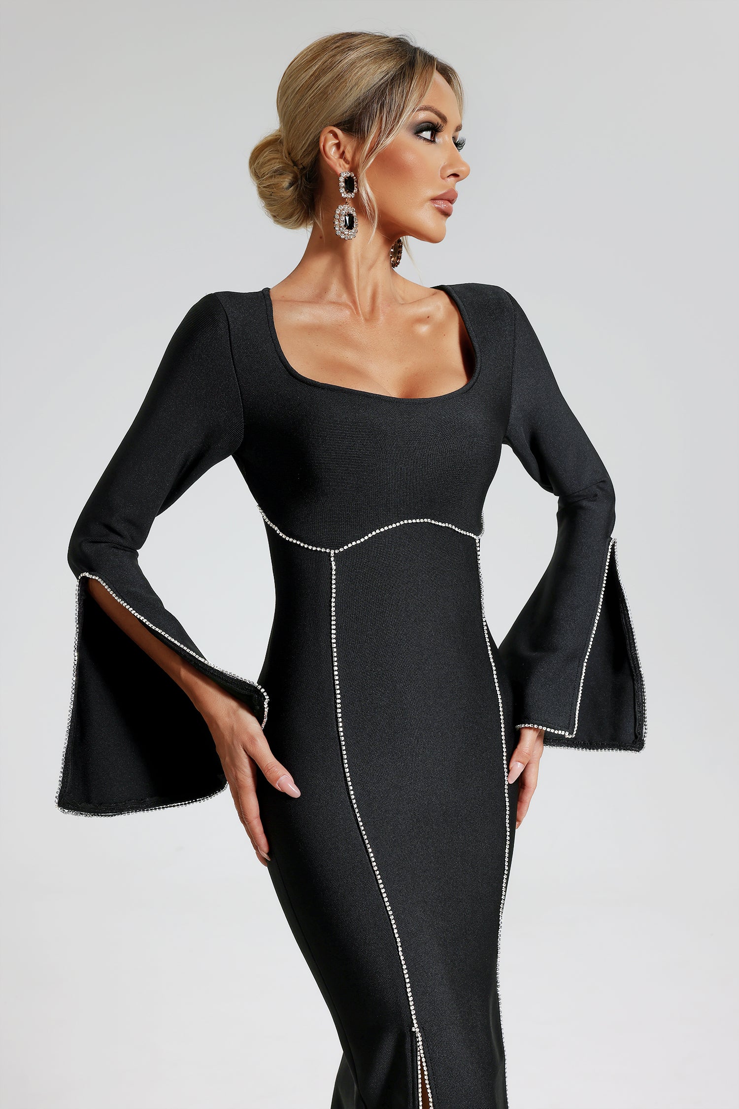 Sheila Diamante Midi Dress