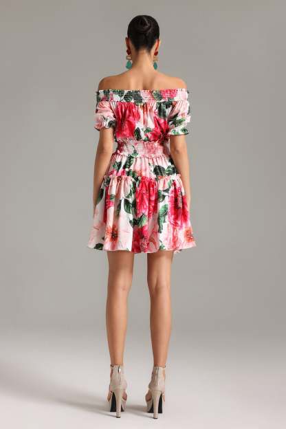 Silas Off Shoulder Floral Mini Dress