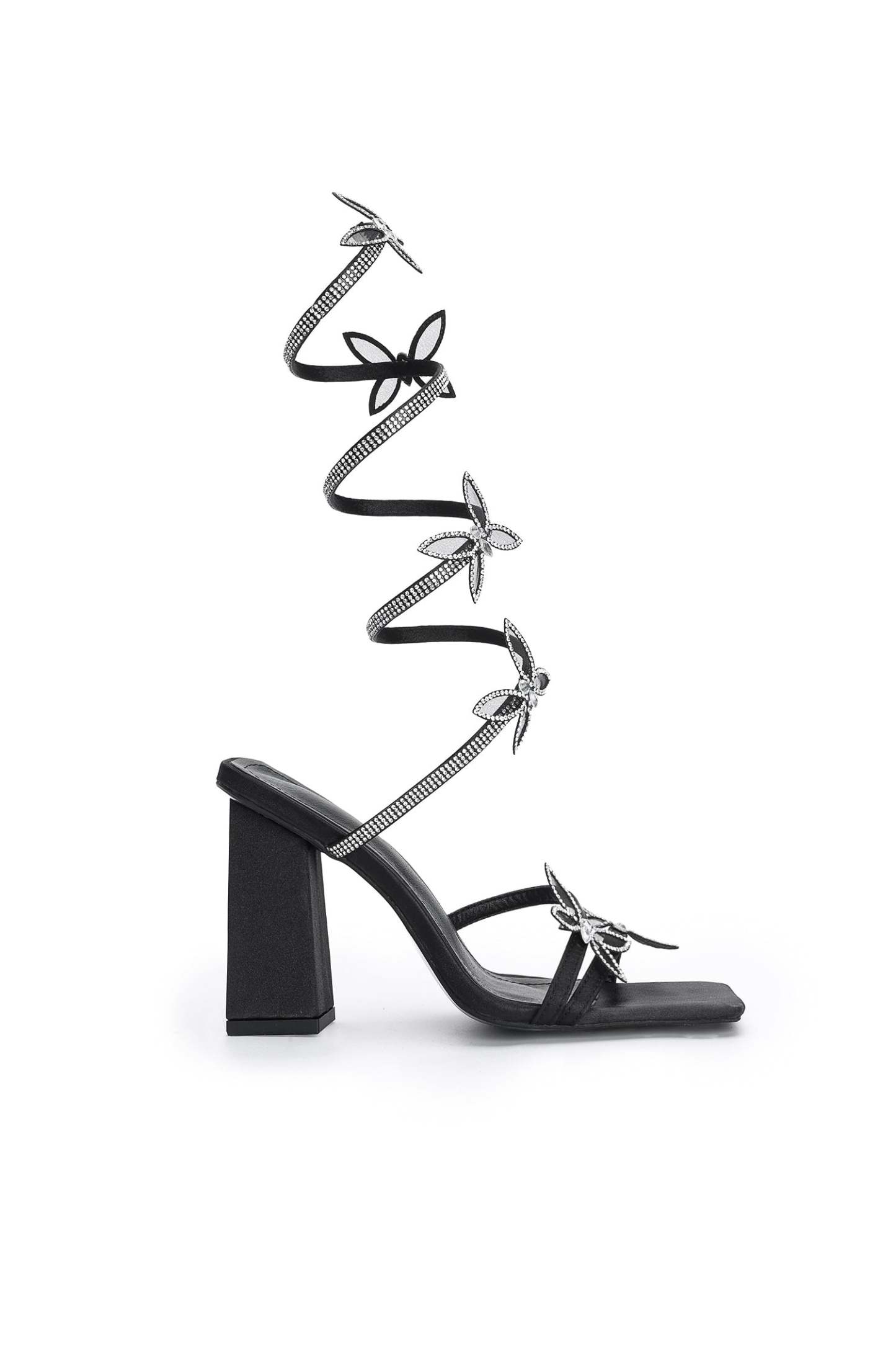 Vivienne butterfly Ankle Strap Heeled Sandals