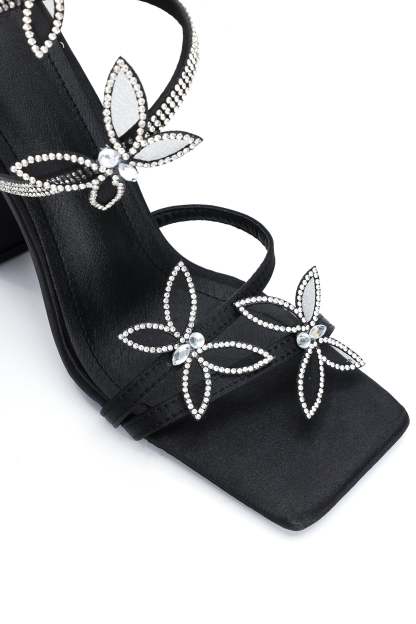 Vivienne butterfly Ankle Strap Heeled Sandals