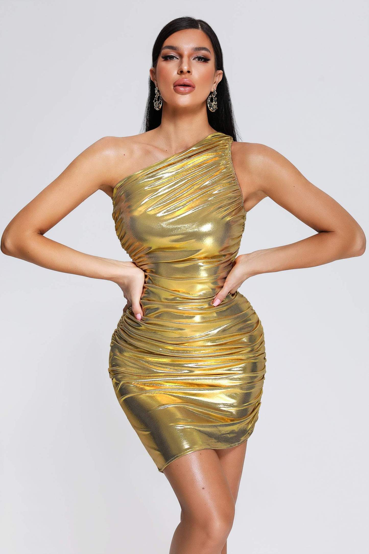 Quiana One Shoulder Midi Dress