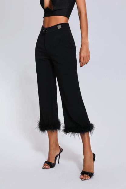 Millie Feather Pants - Bellabarnett