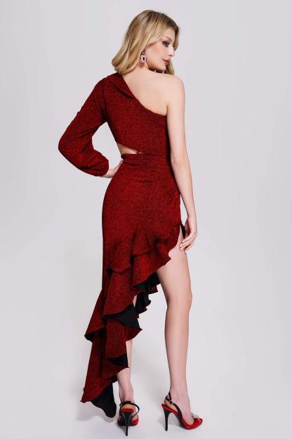Imane One Shoulder Maxi Dress - Bellabarnett